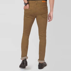 Logotipo de impresión personalizada Último precio Pantalones vaqueros de los hombres Precio al por mayor Sólido Último diseño Pantalones vaqueros para hombres - Product Image 4