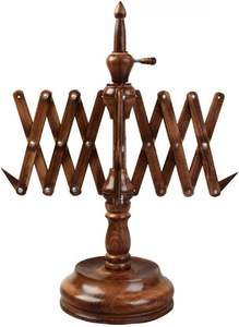 Enrollador de bolas de hilo operado a mano grande para tejer ganchillo y regalos de punto natural de alta resistencia Swift Center Pull - Product Image 6