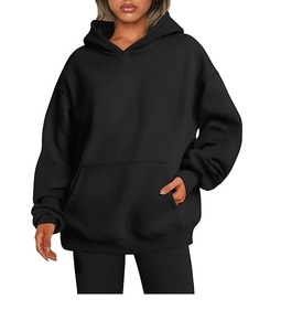 Custom High Quality Acid Wash Men Women Long Sleeve Crewneck 100% Cotton Fleece Oversize Pullover Hoodies Streetwear - Product Image 3