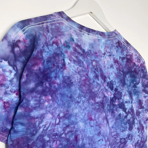 T-shirts teintés cravate personnalisés pour hommes en coton respirant vêtements de ville OEM d'été avec impression de logo et support de marque privée - Product Image 4