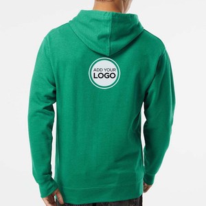 Mens Slim Fit Basic Pullover Hoodies Sweatshirt Fleece Hoodie, Pullover Hooded Custom Design Independent Trading Co Hoodies - Product Image 2