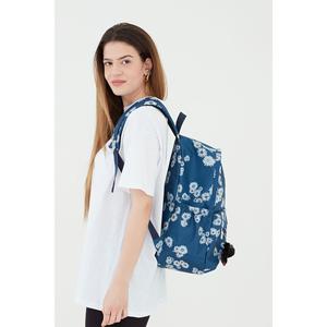 Zaino scuola nero Unisex in tessuto impermeabile