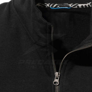 Suéter con cremallera de cuarto de mezcla de algodón de alta calidad con ropa personalizada, sensación ligera e informal - Product Image 5