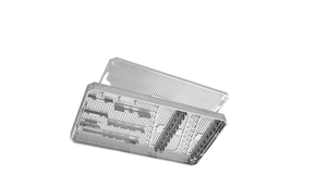 Panier médical en acier inoxydable avec couvercle, 485 x 253 x 30 mm, support pour pinces à fonctionnement manuel/électrique - Product Image 6