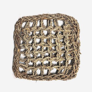 Alfombrillas de pasto marino natural para conejos y hámsteres, cubierta de paja de rafia, precio al por mayor, tapete de pasto marino - Product Image 4