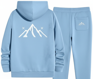 Conjunto Deportivo de Invierno para Hombre |   Color Personalizado |   100% Algodón Fleece |   Chándal Deportivo Sólido Antibacteriano Transpirable con Capucha - Product Image 4