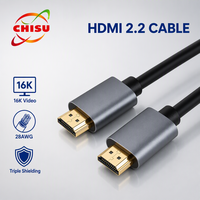 Câble HDMI 2.2 16K 60Hz haute vitesse HDMI vers HDMI pour moniteur HDTV projecteur
