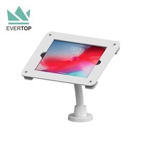 Kiosque de présentation de tablette antivol en acrylique LST04-B personnalisé avec verrouillage pour iPad, support de table en acrylique