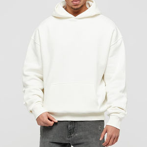 Sudadera con Capucha Personalizada de Alta Calidad, Doble Capa, Hombros Caídos, Gruesa, Talla Grande, de Algodón y Felpa - Product Image 5