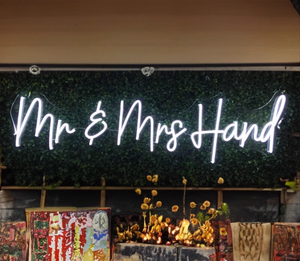 Letrero de neón LED personalizado para decoraciones de bodas, nombre de familia romántica, empresas de publicidad e iluminación de eventos - Product Image 3