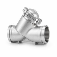 GL83H-16P CF8 PN16 Katup Flens untuk Filtrasi Pipa Industri Kimia