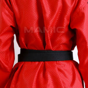 ชุดเทควันโดสีพื้นแบบเรียบของผู้ชายชุดเทควันโดศิลปะการต่อสู้โลโก้ตามสั่ง - Product Image 6