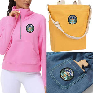 Parches Bordados Termoadhesivos, Redondos, Colores Personalizados, Ligeros, para Decoración de Prendas - Product Image 6