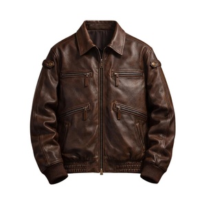 Men's Genuine Premium Cowhide Leather Motorbike <b>Jacket</b> Top Leather Black <b>Vintage</b> <b>Jacket</b> Men's Biker Slim Fit Motorcycle <b>Jackets</b> - Product Image 1
