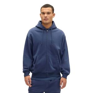 Sweat à capuche zippé pour homme Veste polaire décontractée Sweat-shirt à fermeture éclair complet Sweat-shirt à capuche Streetwear chaud pour l'hiver et l'usage quotidien - Product Image 3