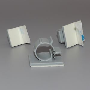 Braçadeiras autoadesivas ajustáveis plásticas de nylon do cabo, grampos da montagem do fio, grampos da retenção do cabo - Product Image 4