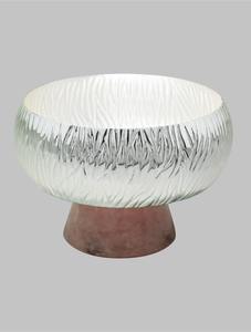 Bol décoratif en métal, centre de table moderne fait à la main pour la salle à manger, le salon, la cuisine et l'affichage quotidien à la maison - Product Image 6