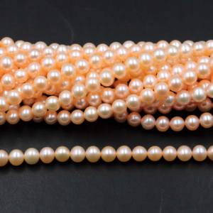 Cuentas Redondas Lisas de Perla Rosa Hermosa en Oferta, 4-4.5mm, Cuentas de Piedras Preciosas de la Mejor Calidad al por Mayor para la Fabricación de Joyas - Product Image 6