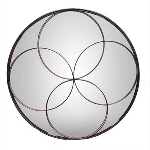 Antique Design <b>Wall</b> Mirror Round Shape <b>Wall</b> Decor Mirror Hot Sale <b>Wall</b> Mirror Hallway Bed Room & Hotel - Product Image 1