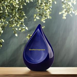 Nueva urna de cremación en forma de lágrima de estilo americano, Color personalizado, recuerdo para adultos, cenizas conmemorativas, urna decorativa para entierro funerario - Product Image 4