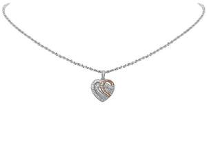 จี้เพชรโมอิสรูปหัวใจสำหรับผู้ชายผู้หญิงจี้เพชรรูปหัวใจ VVS ความคมชัดระดับ VVS แบบคลาสสิกที่กำลังมาแรง - Product Image 5