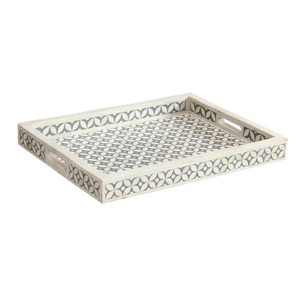 ถาดตกแต่งแบบฝังกระดูกสำหรับเสิร์ฟในโรงแรมและบ้านสุดหรูที่ทำด้วยมือคุณภาพสูงปรับแต่งได้ - Product Image 3