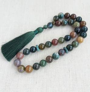 ORACIONES Turquesa Rosario Diseñado Tasbih Accesorios de oración Venta al por mayor Tasbih con cuentas de resina natural Formas Cuentas de oración - Product Image 1