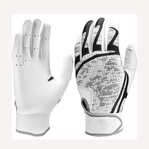 Men Baseball Batting <b>Gloves</b> With Finger Palm Padding Offering Comfort Fit <b>Moisture</b> Resistant Fabric And Strong Secure Grip Fit - Product Image 1