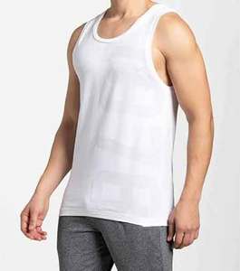 Custom Tank Top คุณภาพสูงกล้ามเนื้อพอดีผ้าฝ้าย 100% เสื้อกล้ามผู้ชายออกกําลังกายStreetwearเสื้อยืดที่กําหนดเอง - Product Image 5