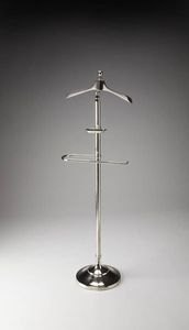 Quần áo treo đứng đơn giản kim loại áo treo đứng phong cách phòng khách sạn Văn phòng sử dụng dọc cổ gỗ cũ giày cổ điển giấy - Product Image 5