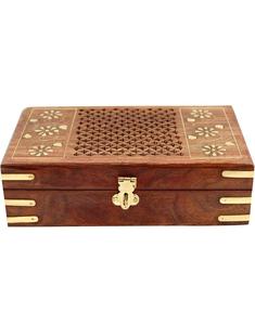 Traditional Wooden Designer Boxes Decorative Custom Wooden <b>Keepsake</b> Wooden Gift <b>Box</b> <b>Wedding</b> Jewelry <b>Box</b> for Brides - Product Image 4