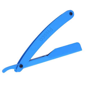 Último Modelo de Navaja de Afeitar Recta para Barbería, Navaja Plegable de Acero Inoxidable con Cuchilla Reemplazable y Logotipo Personalizado - Product Image 3