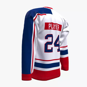 Nuevo estilo OEM personalizado jugadores profesionales poliéster Hockey sobre hielo Jersey para hombres hecho a medida Ice Hokey Jersey para hombres - Product Image 3