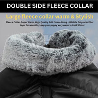 Vente chaude Chien Puffer Manteaux Réchauffement Léger À L'intérieur De La Fausse Fourrure Pet Vêtements pour Extérieur Résistant À L'eau Chien Puffer Gilet