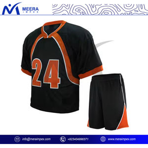 ชุดเครื่องแบบลาครอสของผู้ชายชุดเสื้อทีมกางเกงขาสั้นแบบระบายอากาศแห้งเร็วชุดการแข่งขันในคลับชุดกีฬา - Product Image 2