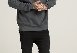 Chándales Deportivos Casuales para Hombre con Logotipo Personalizado, Sudaderas con Capucha de Poliéster/Elastano, Felpa Transpirable, Sudaderas de Invierno con Estampado de Ojo de Halcón - Product Image 4