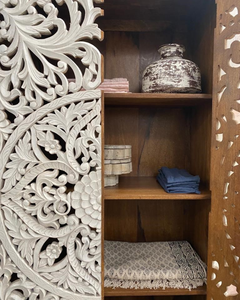 ตู้ไม้มะม่วงแกะสลักด้วยมือหรูหรา - Product Image 4