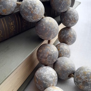 Vente chaude Élégant Résine Perle Guirlande De Luxe En Bois pour La Décoration Intérieure Élégante Guirlande En Bois pour Salon Décor - Product Image 5