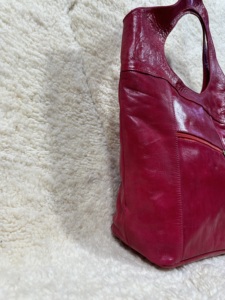 Bolso de hombro grande de piel lisa auténtica marroquí de diseñador para mujer con cierre de bloqueo y bolsos con forro de PU - Product Image 5