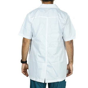 Bata de laboratorio de exfoliación de último diseño resistente, diseñe su propio producto, bata de laboratorio de exfoliación a precio barato - Product Image 2