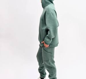 Chándal Extra Grande para Hombre de Alta Calidad, Informal, Sólido, Ecológico, Transpirable, 100% Algodón, Personalizable, Ropa para Adultos, Cómodo y Rápido - Product Image 3