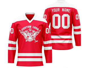 Best Price Tenzo Intl 2026 Custom Sublimation Ice <b>Hockey</b> Jerseys High Quality Custom Logo Breathable Quick Dry Unisex Adult - Product Image 5