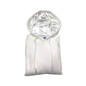 Logotipo personalizado 500 GSM Heavyweight Silk Lined Hoodie en bulto Sudaderas con capucha Silk Satin Lined Hoodies al por mayor - Product Image 5