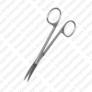 Tijeras profesionales de IRIS de acero inoxidable hechas en fábrica, instrumento médico, tijeras de IRIS quirúrgicas de punta recta y curva - Product Image 2