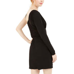 Abito monospalla nero Teeze Me Junior's, taglia 3, silhouette a tubino con vita naturale - Product Image 2