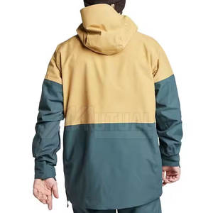 Venta caliente 2025 Chaqueta de ropa de nieve con logotipo personalizado Impresión con capucha Diseño a prueba de viento en diferentes colores - Product Image 3