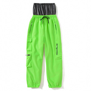 Nouveau pantalon de snowboard d'hiver pour adulte, chaud, imperméable, coupe-vent, grande taille, imprimé, ample, taille haute, cargo, écologique - Product Image 6