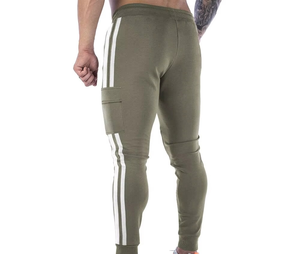 กางเกงวอร์มขายาวของผู้ชายกางเกงวิ่งขายาวเข้ารูปแบบลำลองออกแบบได้ตามที่ต้องการ - Product Image 2