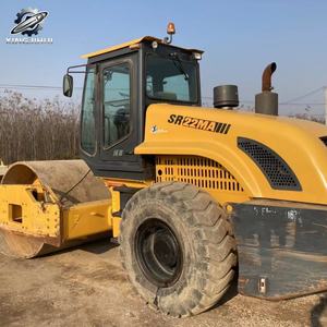 Compacteur vibrant à tambour unique Shantui SR22MA d'occasion, poids de travail 22 tonnes, marque chinoise originale, compacteur moyen - Product Image 6