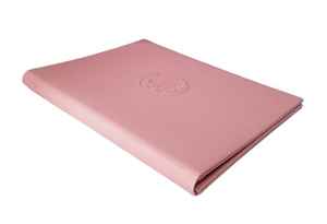 Classeur de menu A4 personnalisé avec logo gaufré en cuir PU couverture rose Logo personnalisé Hôtels Restaurants Quantité disponible en vrac - Product Image 3